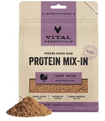 Vital Essentials Cat and Dog Freeze Dried Turkey Toppers