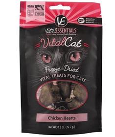 Vital Essentials Chicken Hearts Freeze Dried Cat Treats