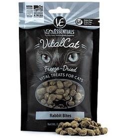 Vital Essentials Freeze Dried Cat Treats Rabbit Bites