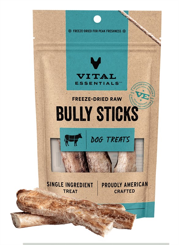 Vital Essentials Freeze Dried Dog Treats Bully Sticks