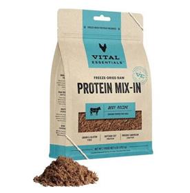 Vital Essentials Freeze Dried Raw Protein Mix In Beef Recipe Ground Dog Food Topper