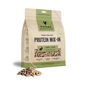 Vital Essentials Protein Mix In Rabbit Mini Nibs Grain Free Freeze Dried Raw Dog Food Topper
