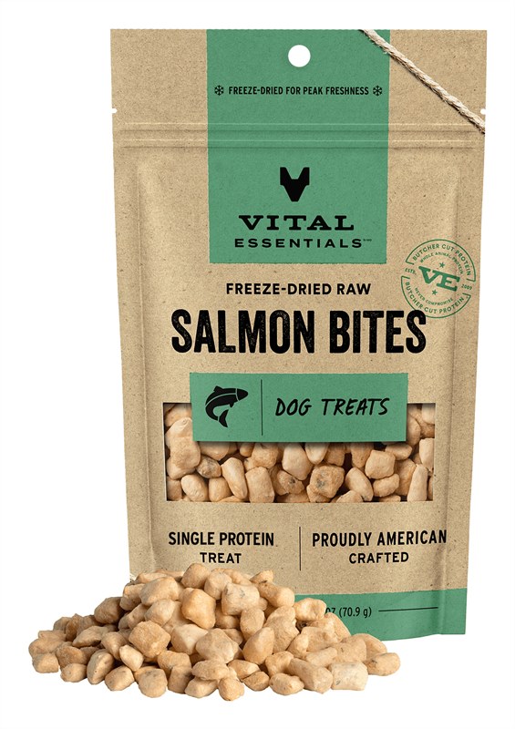 Vital Essentials Vital Wild Alaskan Salmon Freeze Dried Dog Treats