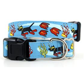 Wagging Green Making Waves Collar and Leash
