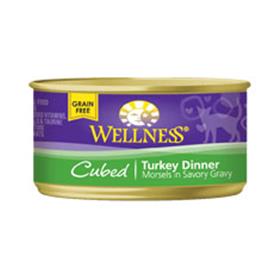 Wellness Cat Canned Cubed Turkey Recipe