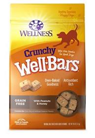 Wellness WellBars Crunchy Peanuts and Honey Baked Dog Treats