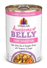 Weruva Awesome Belly Beef White Rice Pumpkin Recipe with Turmeric Ginger