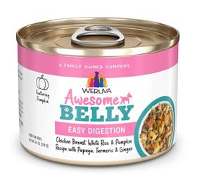 Weruva Awesome Belly Chicken Breast White Rice Pumpkin Papaya Turmeric Ginger Recipe