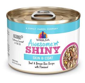 Weruva Awesome Shiny Beef Brown Rice Recipe with Flaxseed