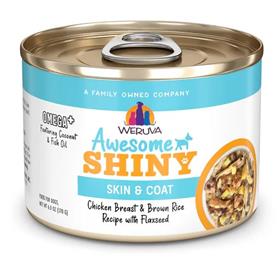 Weruva Awesome Shiny Chicken Breast Brown Rice Recipe with Flaxseed