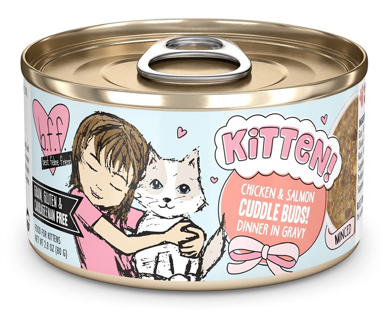 Weruva BFF Kitten Can Gravy Chicken Salmon Cuddle Buds