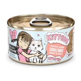 Weruva BFF Kitten Can Gravy Chicken Salmon Cuddle Buds