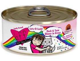 Weruva BFF OMG Lots O Luck Duck Tuna Dinner in Gravy Grain Free Canned Cat Food