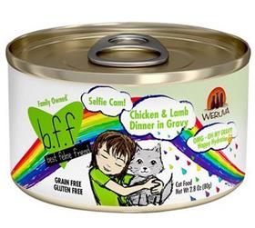 Weruva BFF OMG Selfie Cam Chicken Lamb Dinner in Gravy Grain Free Canned Cat Food