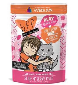 Weruva BFF Pate Lovers Tuna Salmon Shhh Wet Cat Food Pouches