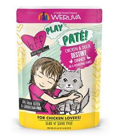 Weruva BFF Play Pate Lovers Chicken Duck Destiny Wet Cat Food Pouch