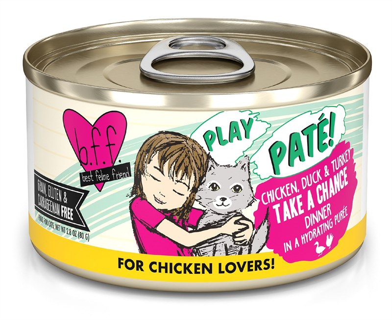 Weruva BFF Play Pate Lovers Chicken Duck Turkey Take a Chance Wet Cat Food