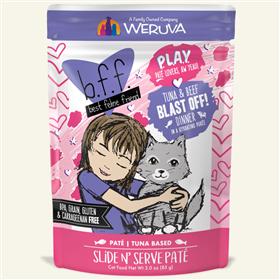 Weruva BFF Play Tuna Beef Blast Off Cat Pouch