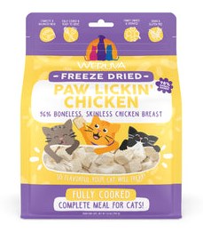 Weruva Cat Freeze Dried Paw Lickin Chicken Freeze Dried