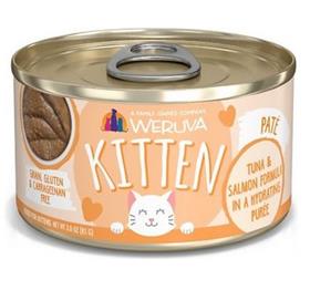 Weruva Cat Kitten Can Tuna Salmon Puree