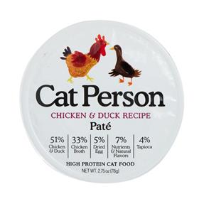 Weruva Cat Person Wet Pate Chicken Duck Cup
