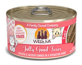 Weruva Classic Cat Jolly Good Fares Chicken Salmon Pate Canned Cat Food