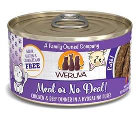 Weruva Classic Cat Meal or No Deal Chicken Beef Pate Canned Cat Food