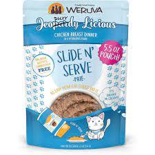 Weruva Jeopurrdy Licious Chicken Breast Dinner Slide N Serve Cat Pate Pouch