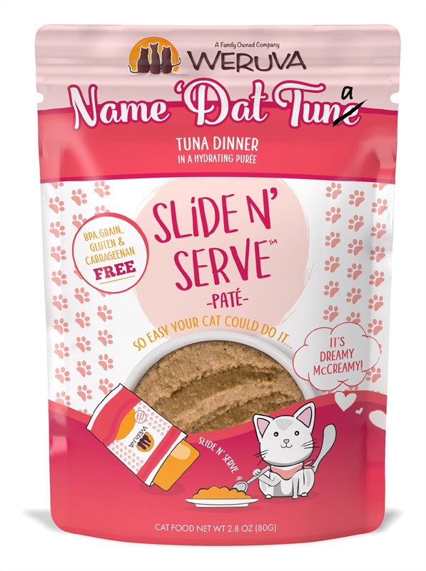 Weruva Name Dat Tuna Dinner Slide N Serve Cat Pate Pouch