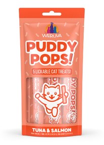 Weruva Puddy Pops Tuna Salmon Grain Free Lickable Cat Treats