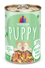Weruva Puppy Beef Rice Formula in Gravy Dog Can