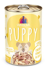 Weruva Puppy Chicken Formula in Gravy Dog Can