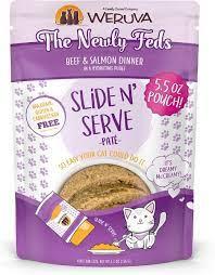 Weruva The Newly Feds Beef and Salmon Dinner Slide N Serve Cat Pate Pouch