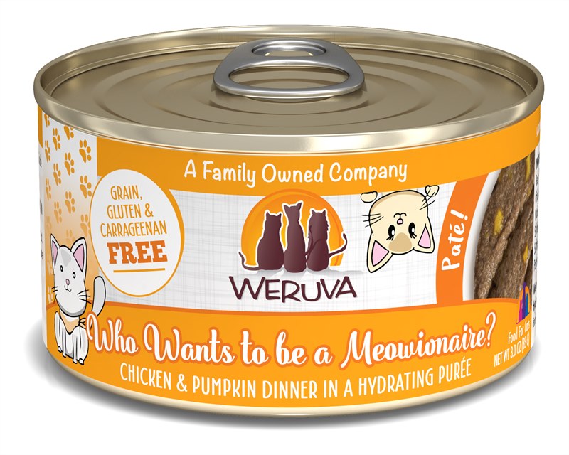 Weruva Who wants to be a Meowionaire Chicken Pumpkin Dinner Cat Pate