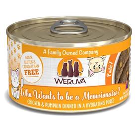 Weruva Who wants to be a Meowionaire Chicken Pumpkin Dinner Cat Pate