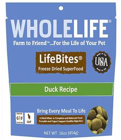Whole Life LifeBites Freeze Dried Duck for Cats