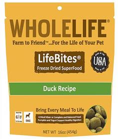 Whole Life Pet LifeBites Freeze Dried Food Duck