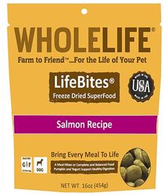 Whole Life Pet LifeBites Freeze Dried Food Salmon