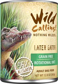 Wild Calling Later Gator Canned Dog Food