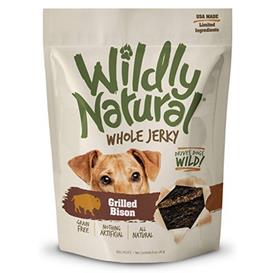 Wildly Natural Grilled Bison Whole Jerky Dog Treats