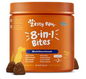 Zesty Paws 8 in 1 Multivitamin Chicken Bites for Dogs