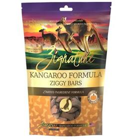 Zignature Dog Treat  Ziggy Bars Kangaroo