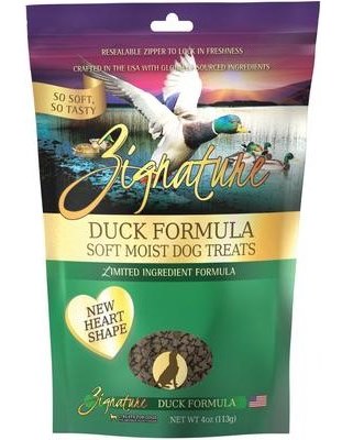 Zignature Duck Formula Soft Moist Dog Treats