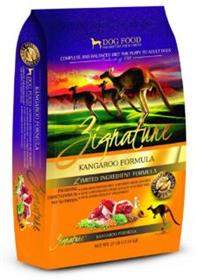 Zignature Kangaroo Formula Dry Food