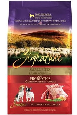 Zignature Lamb Formula Small Bites Dry Dog Food