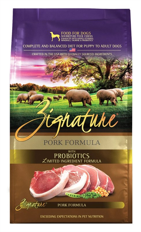 Zignature Pork Formula Dry Food