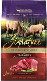 Zignature Venison Formula Dry Dog Food