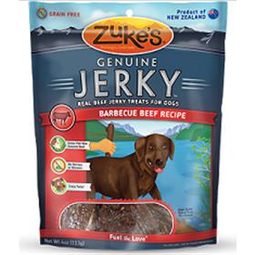 Zukes Genuine Jerky Barbecue Beef Recipe Dog Treat