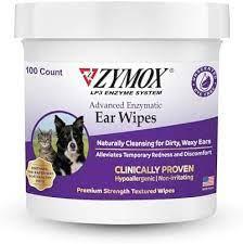 Zymox Advanced Enzymatic Dog and Cat Ear Wipes